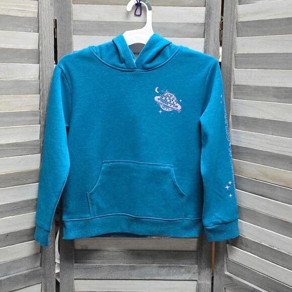 Girls' Fleece Pullover Hoodie | Cat & Jack | Small (6/7) - Picture 1 of 11